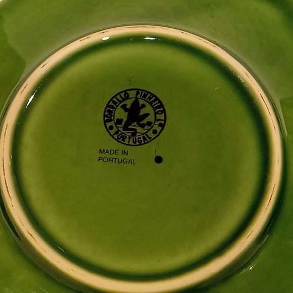 Bordallo Pinheiro Green Bunny Rabbit Teacup And Saucer - Picture 3 of 12